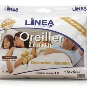 Oreiller LINEA LITERIE 50x70 cm – Confort Ultime & Technologie Ultrason