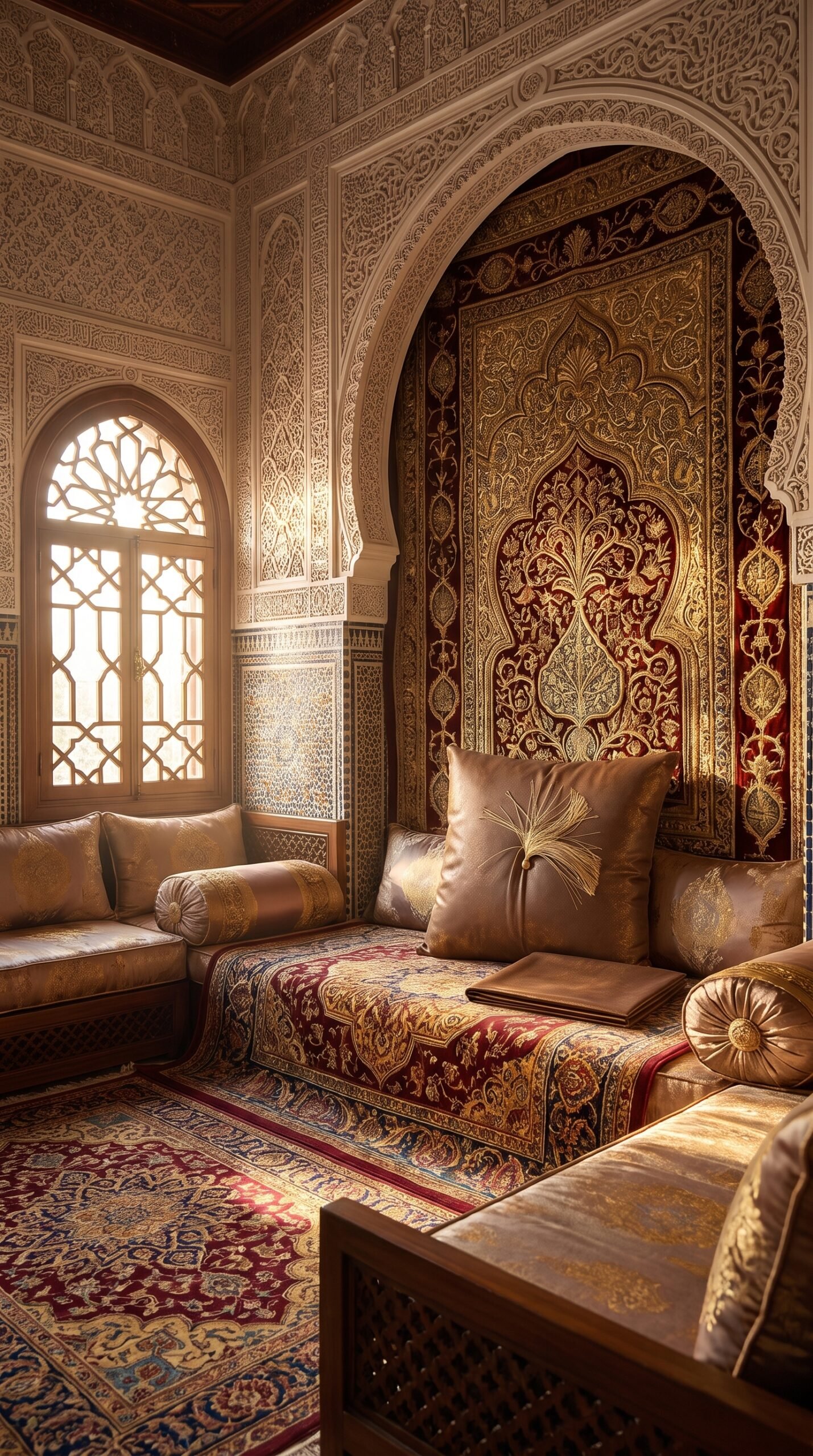 Housse de Coussin Bohème avec Pompon - Marron Doré – Image 5