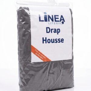 Drap Housse Premium - Gris Foncé - 1 Place (90x190 cm)